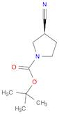 1-Pyrrolidinecarboxylic acid, 3-cyano-, 1,1-dimethylethyl ester, (3S)-