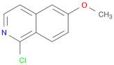 Isoquinoline, 1-chloro-6-methoxy-
