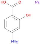 Benzoic acid, 4-amino-2-hydroxy-, sodium salt (1:1)