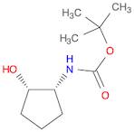 Carbamic acid, N-[(1R,2S)-2-hydroxycyclopentyl]-, 1,1-dimethylethyl ester