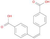 Benzoic acid, 4,4'-(1Z)-1,2-ethenediylbis-