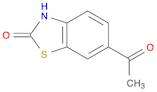 2(3H)-Benzothiazolone, 6-acetyl-