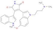 1H-Pyrrole-2,5-dione, 3-[1-[3-(dimethylamino)propyl]-5-methoxy-1H-indol-3-yl]-4-(1H-indol-3-yl)-