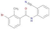 Benzamide, 3-bromo-N-(2-cyanophenyl)-2-methyl-