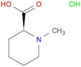 2-Piperidinecarboxylic acid, 1-methyl-, hydrochloride (1:1), (2S)-