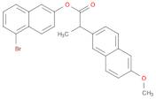 2-Naphthaleneacetic acid, 6-methoxy-α-methyl-, 5-bromo-2-naphthalenyl ester