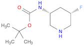 Carbamic acid, N-[(3R,5S)-5-fluoro-3-piperidinyl]-, 1,1-dimethylethyl ester