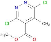 4-Pyridazinecarboxylic acid, 3,6-dichloro-5-methyl-, methyl ester