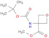3-Oxetanecarboxylic acid, 3-[[(1,1-dimethylethoxy)carbonyl]amino]-, methyl ester