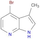 1H-Pyrrolo[2,3-b]pyridine, 4-bromo-3-methyl-