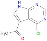Ethanone, 1-(4-chloro-7H-pyrrolo[2,3-d]pyrimidin-5-yl)-