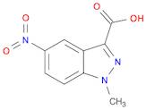 1H-Indazole-3-carboxylic acid, 1-methyl-5-nitro-