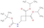 1,1-Cyclobutanedicarboxylic acid, 3-[[(1,1-dimethylethoxy)carbonyl]amino]-, 1,1-bis(1-methylethy...