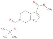 Pyrrolo[1,2-a]pyrazine-2,6(1H)-dicarboxylic acid, 3,4-dihydro-, 2-(1,1-dimethylethyl) 6-methyl est…