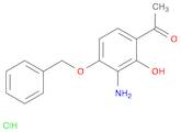 Ethanone, 1-[3-amino-2-hydroxy-4-(phenylmethoxy)phenyl]-, hydrochloride (1:1)