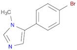 1H-Imidazole, 5-(4-bromophenyl)-1-methyl-