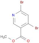 3-Pyridinecarboxylic acid, 4,6-dibromo-, methyl ester