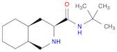 3-Isoquinolinecarboxamide, N-(1,1-dimethylethyl)decahydro-, (3S,4aS,8aS)-