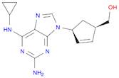 2-Cyclopentene-1-methanol, 4-[2-amino-6-(cyclopropylamino)-9H-purin-9-yl]-, (1R,4S)-