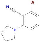 Benzonitrile, 2-bromo-6-(1-pyrrolidinyl)-