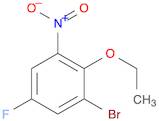 Benzene, 1-bromo-2-ethoxy-5-fluoro-3-nitro-
