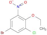 Benzene, 5-bromo-1-chloro-2-ethoxy-3-nitro-