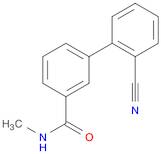 [1,1'-Biphenyl]-3-carboxamide, 2'-cyano-N-methyl-