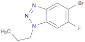 1H-Benzotriazole, 5-bromo-6-fluoro-1-propyl-
