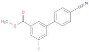[1,1'-Biphenyl]-3-carboxylic acid, 4'-cyano-5-fluoro-, methyl ester