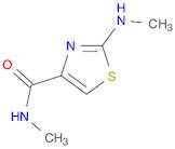 4-Thiazolecarboxamide, N-methyl-2-(methylamino)-