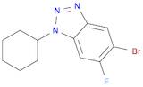 1H-Benzotriazole, 5-bromo-1-cyclohexyl-6-fluoro-