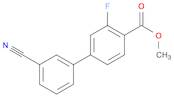 [1,1'-Biphenyl]-4-carboxylic acid, 3'-cyano-3-fluoro-, methyl ester