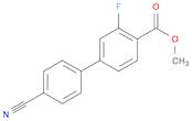 [1,1'-Biphenyl]-4-carboxylic acid, 4'-cyano-3-fluoro-, methyl ester