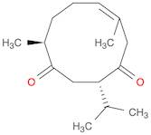 6-Cyclodecene-1,4-dione, 6,10-dimethyl-3-(1-methylethyl)-, (3S,6E,10S)-