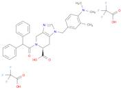 1H-Imidazo[4,5-c]pyridine-6-carboxylic acid, 1-[[4-(dimethylamino)-3-methylphenyl]methyl]-5-(2,2-diphenylacetyl)-4,5,6,7-tetrahydro-, (6S)-, 2,2,2-trifluoroacetate (1:2)