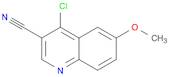 3-Quinolinecarbonitrile, 4-chloro-6-methoxy-