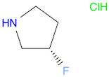 Pyrrolidine, 3-fluoro-, hydrochloride (1:1), (3S)-