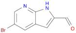 1H-Pyrrolo[2,3-b]pyridine-2-carboxaldehyde, 5-bromo-