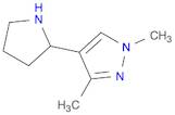 1H-Pyrazole, 1,3-dimethyl-4-(2-pyrrolidinyl)-