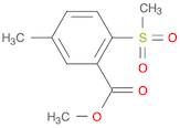 Benzoic acid, 5-methyl-2-(methylsulfonyl)-, methyl ester