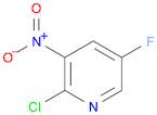 Pyridine, 2-chloro-5-fluoro-3-nitro-