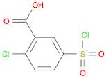 Benzoic acid, 2-chloro-5-(chlorosulfonyl)-