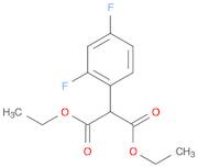 Propanedioic acid, 2-(2,4-difluorophenyl)-, 1,3-diethyl ester