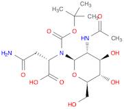 L-Asparagine, N-[2-(acetylamino)-2-deoxy-β-D-glucopyranosyl]-N2-[(1,1-dimethylethoxy)carbonyl]-