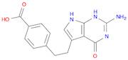 Benzoic acid, 4-[2-(2-amino-4,7-dihydro-4-oxo-3H-pyrrolo[2,3-d]pyrimidin-5-yl)ethyl]-