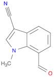 1H-Indole-3-carbonitrile, 7-formyl-1-methyl-