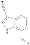 1H-Indole-3-carbonitrile, 7-formyl-