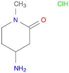 2-Piperidinone, 4-amino-1-methyl-, hydrochloride (1:1)