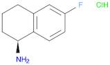 1-Naphthalenamine, 6-fluoro-1,2,3,4-tetrahydro-, hydrochloride (1:1), (1S)-