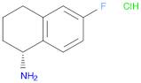 1-Naphthalenamine, 6-fluoro-1,2,3,4-tetrahydro-, hydrochloride (1:1), (1R)-